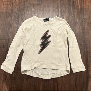 Chic 2 Chic Long Sleeve Thermal Waffle Shirt girls M